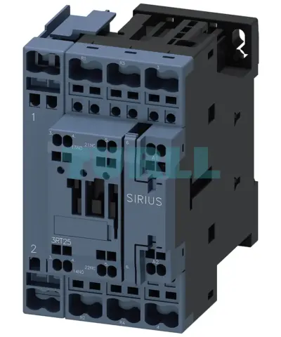 Siemens 3RT2526-2AP00 Power Contactor 25 A, 11 kW / 400 V, 4-Pole, 230 V AC, AC-3