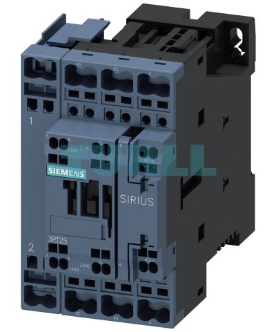 Siemens 3RT2526-2NF30 Power Contactor 25A, 11kW, 4-Pole with Integrated Varistor