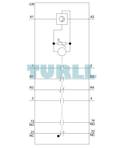 Siemens 3RT2535-1NE30 Power Contactor AC-3, 35A, 18.5 kW, 4-Pole, 48–80V AC/DC Coil, S2 Size