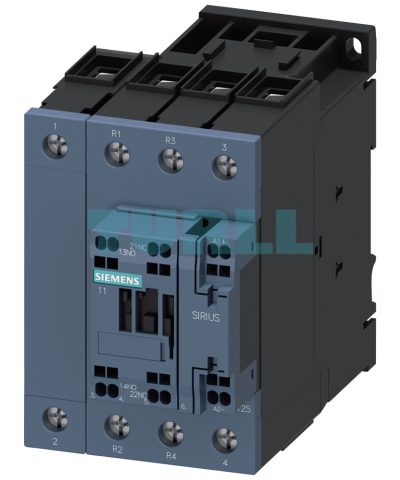 Siemens 3RT2535-3XF40-0LA2 Traction Contactor 35A, 18.5 kW, 4-Pole, 110V DC