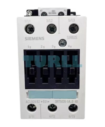 Siemens 3RT5036-1AQ00 Contactor AC 380V, 50Hz, AC-3 22kW, 3-Pole, S2, Screw Terminal