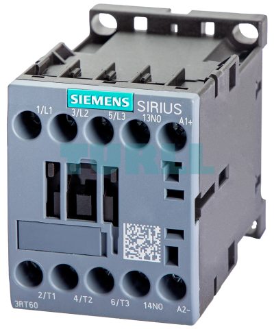 Siemens 3RT6017-1KF41 Power Contactor DC 77–137.5V, 5.5 kW AC3, 3-Pole, S00