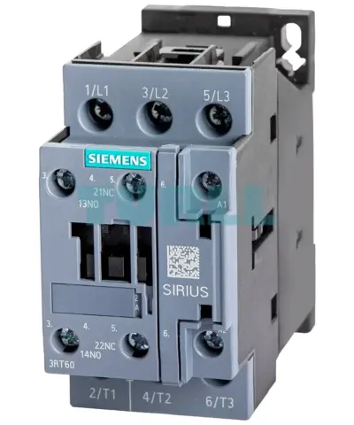 Siemens 3RT6027-1AH20 Contactor AC, 48V 50/60Hz, AC-3 15kW/400V, 3-Pole, S0, 1NO+1NC