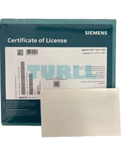 Siemens 6ES7822-0AA24-0YE5 SIMATIC STEP 7 Basic V20 Upgrade, Floating License Engineering Software