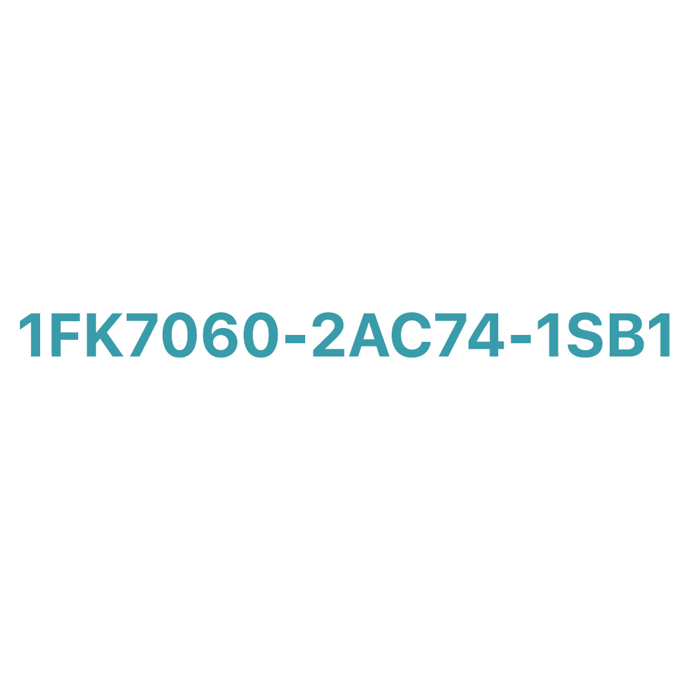 1FK7060-2AC74-1SB1 SIEMENS Exclusive SIMOTICS S Synchronous Motor Original Brand New 3 1FK7060-2AC74-1SB1 SIEMENS SIMOTICS S Synchronous Motor 1.1 kW 6 Nm