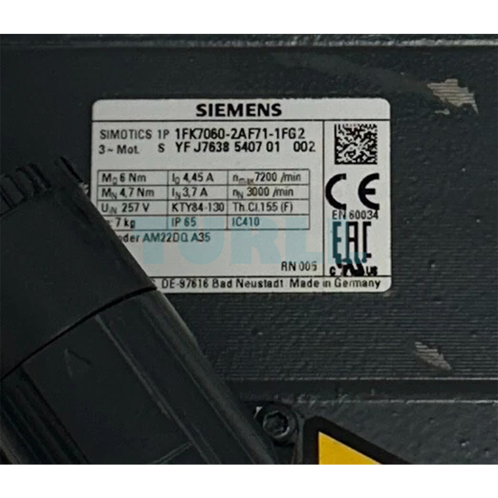 1FK7060-2AF71-1FG2 SIEMENS Exclusive SIMOTICS S Synchronous Motor Original Brand New 4 1FK7060-2AF71-1FG2 SIEMENS SIMOTICS S synchronous motor