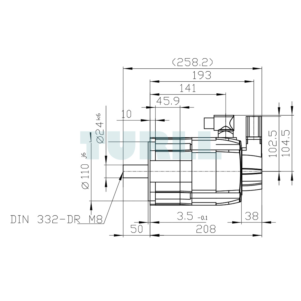 1FK7060-2AF71-1FH2 SIEMENS Exclusive SIMOTICS S Synchronous Motor Original Brand New 4 1FK7060-2AF71-1FH2 SIEMENS SIMOTICS S Motor
