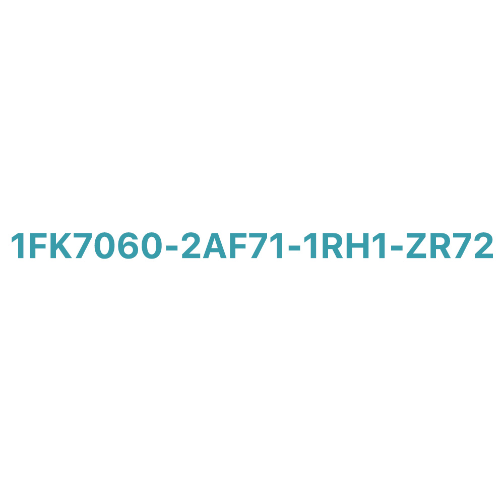 1FK7060-2AF71-1RH1-ZR72 SIEMENS Exclusive SIMOTICS S Synchronous Motor Original Brand New 3 SIEMENS 1FK7060-2AF71-1RH1-ZR72 SIMOTICS S synchronous motor