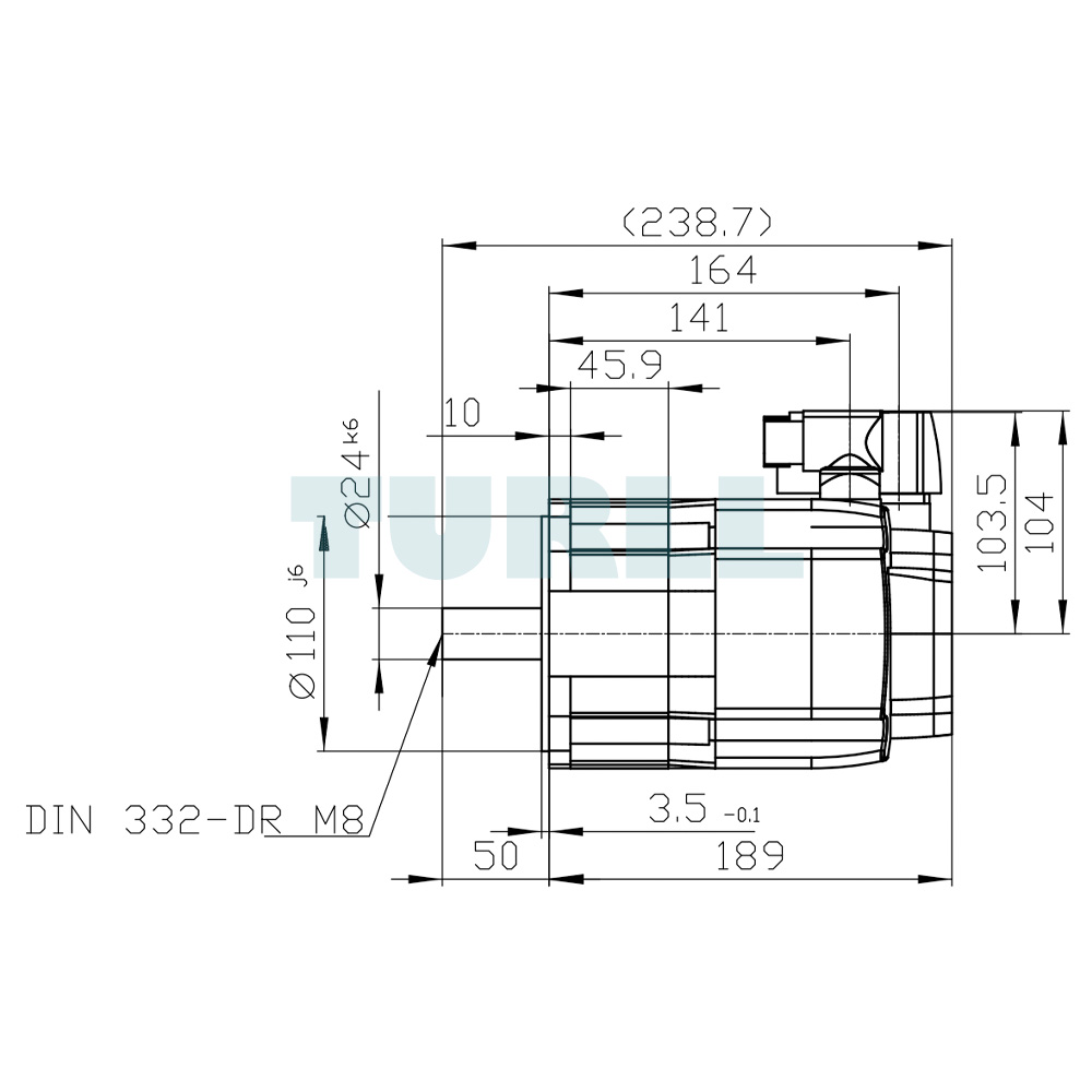 1FK7060-2AH71-1PH2 SIEMENS Exclusive SIMOTICS S Synchronous Motor Original Brand New 4 1FK7060-2AH71-1PH2 SIEMENS Exclusive SIMOTICS S Synchronous Motor Original Brand New - Image 4