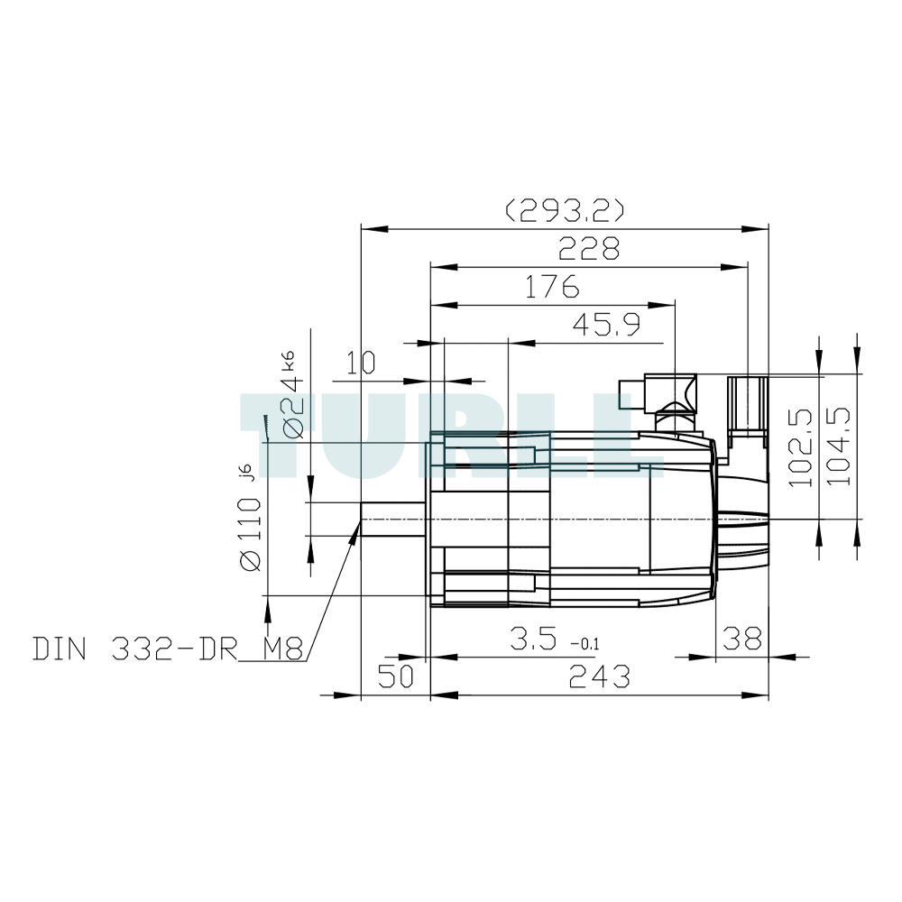 1FK7061-4CF71-1FH1 SIEMENS Exclusive SIMOTICS S Synchronous Motor Original Brand New 4 SIEMENS 1FK7061-4CF71-1FH1 SIMOTICS S Synchronous Motor