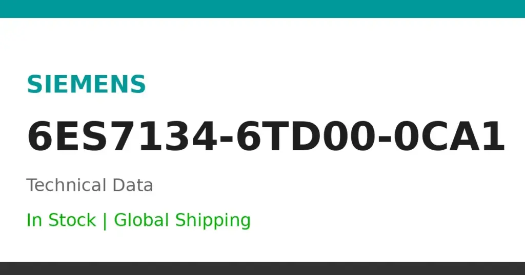 6ES7134-6TD00-0CA1