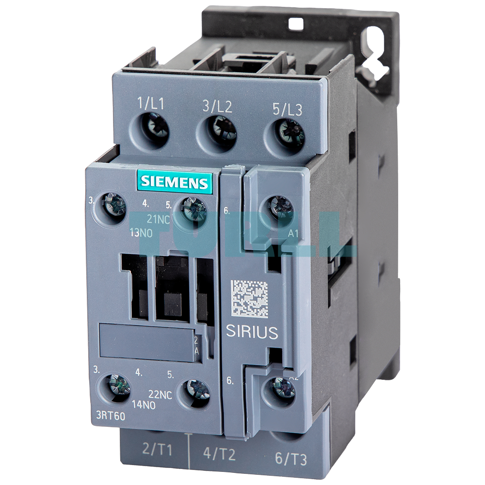 Siemens 3RT6026-1AC20 AC Contactor 24V 50/60Hz, 11 kW, 3-Pole, Auxiliary Contact Original Brand New 1 Siemens 3RT6026-1AC20 AC Contactor 24V 50/60Hz, 11 kW, 3-Pole, Auxiliary Contact