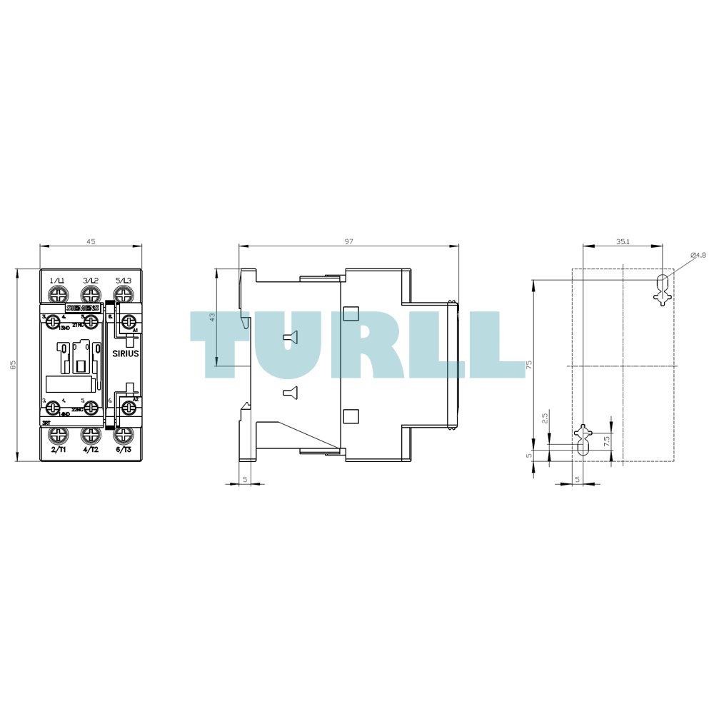 Siemens 3RT6026-1AC20 AC Contactor 24V 50/60Hz, 11 kW, 3-Pole, Auxiliary Contact Original Brand New 4 Siemens 3RT6026-1AC20 AC Contactor 24V 50/60Hz, 11 kW, 3-Pole, Auxiliary Contact