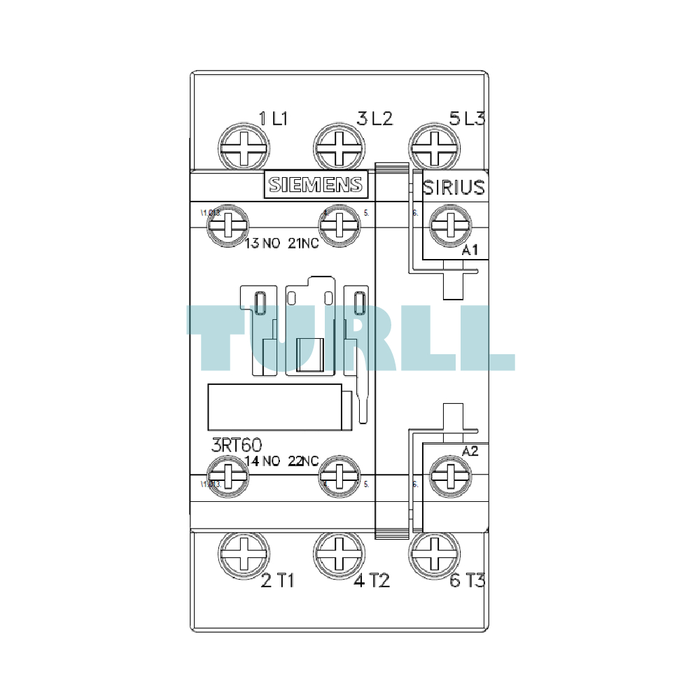 Siemens 3RT6026-1AC20 AC Contactor 24V 50/60Hz, 11 kW, 3-Pole, Auxiliary Contact Original Brand New 5 Siemens 3RT6026-1AC20 AC Contactor 24V 50/60Hz, 11 kW, 3-Pole, Auxiliary Contact