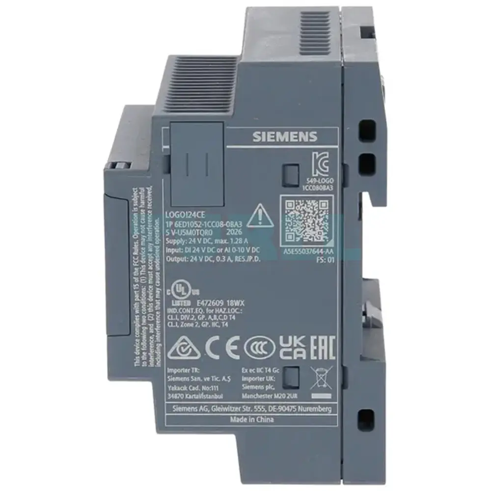 6ED1052-1CC08-0BA3 SIEMENS Exclusive LOGO! 24CE Logic Module Original Brand New 3 6ED1052-1CC08-0BA3 Siemens LOGO! 24CE logic module