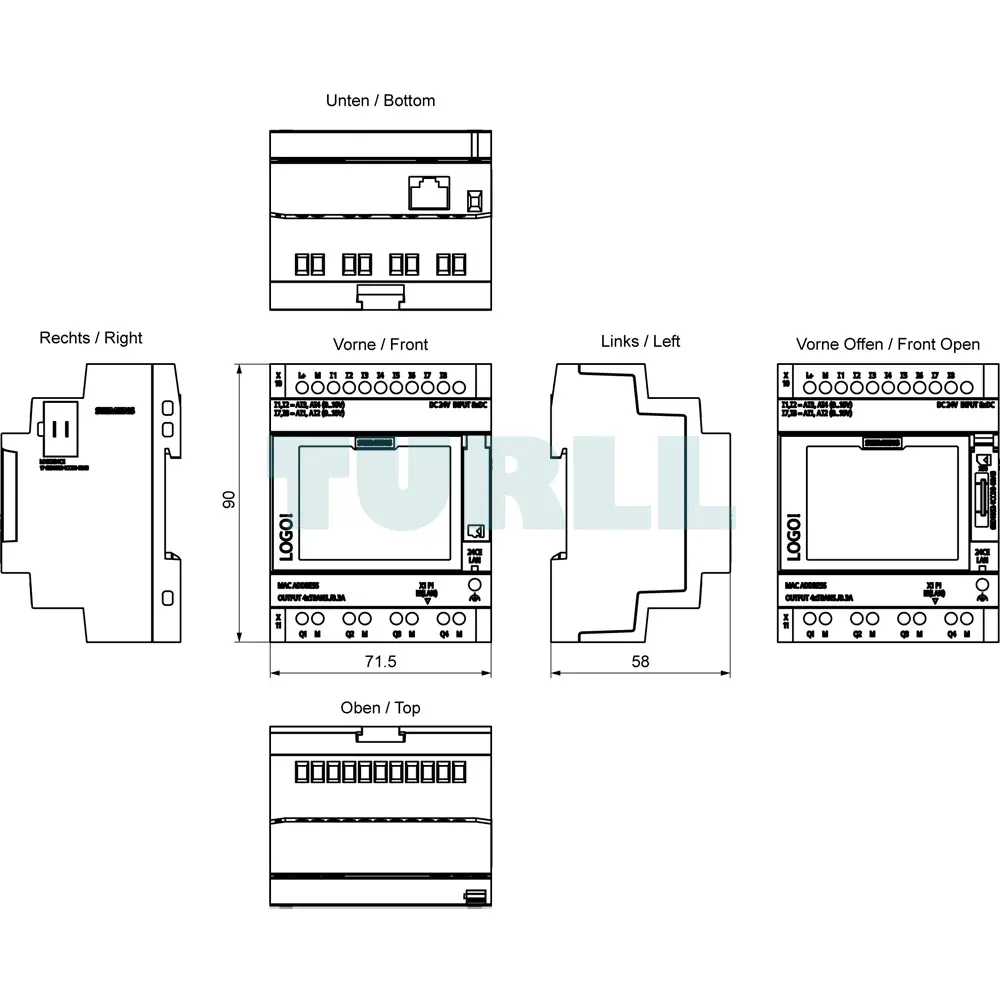 6ED1052-1CC08-0BA3 SIEMENS Exclusive LOGO! 24CE Logic Module Original Brand New 5 6ED1052-1CC08-0BA3 Siemens LOGO! 24CE logic module