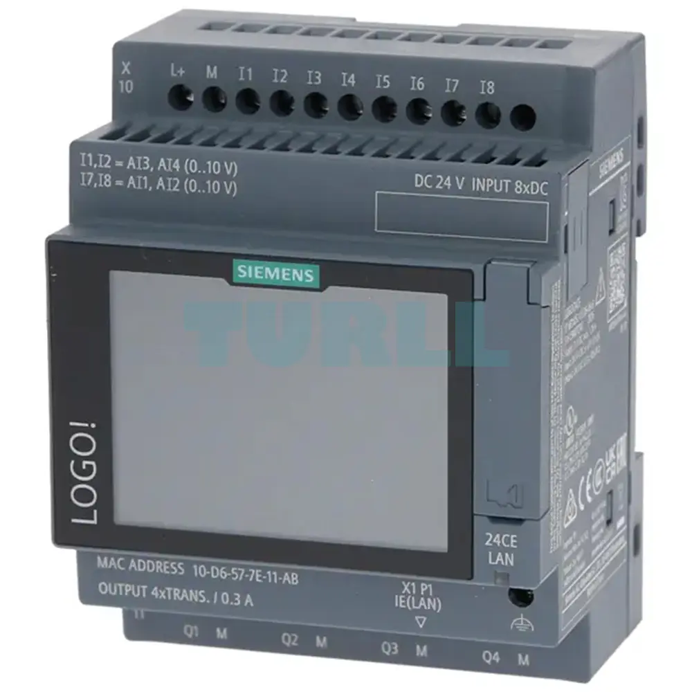 6ED1052-1CC08-0BA3 SIEMENS Exclusive LOGO! 24CE Logic Module Original Brand New 1 6ED1052-1CC08-0BA3 Siemens LOGO! 24CE logic module