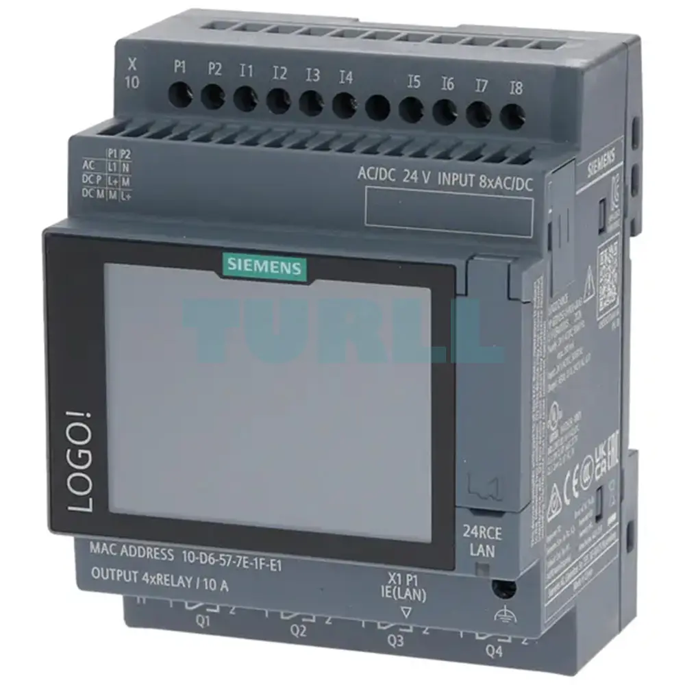 6ED1052-1HB08-0BA3 SIEMENS Exclusive LOGO! 24RCE Original Brand New 1 6ED1052-1HB08-0BA3 SIEMENS LOGO! 24RCE Logic Module